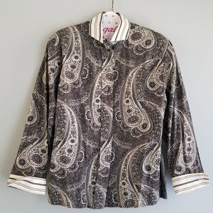 Byblos Italian Vintage Blouse-retro 1980's